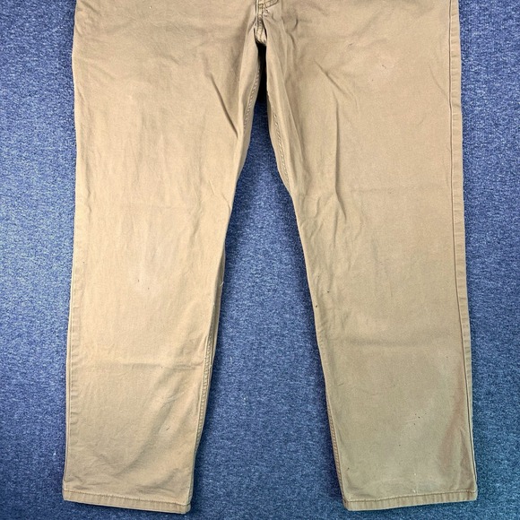 Carhartt Work Pants Mens 36x30 Duck Tan Canvas Relaxed Rugged Flex BN2517 37x29 - Picture 7 of 14
